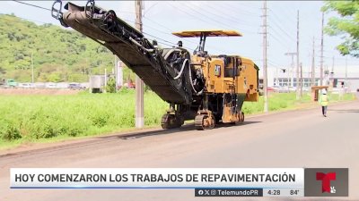 Inician los trabajos de reparación en la carretera PR-165