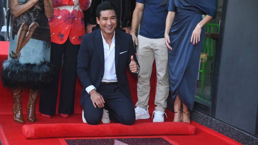 HOLLYWOOD, CALIFORNIA – OCTOBER 10: Mario Lopez attends a   ceremony honoring him With A  Star On The Hollywood Walk Of Fame on October 10, 2024 in Hollywood, California. (Photo by Alberto E. Rodriguez/Getty Images)