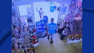 Captado en video momento cuando disparan contra guardia en Hatillo