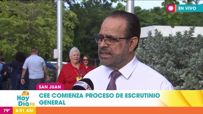 Primer día del escrutinio general empieza con atrasos