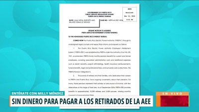 Sin dinero la AEE para pagarle a retirados