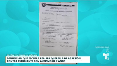 Personal escolar radica querella contra niña de 7 años con autismo