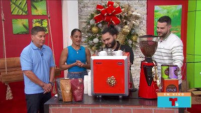 Amanda Serrano aprende a preparar café en Día a Día