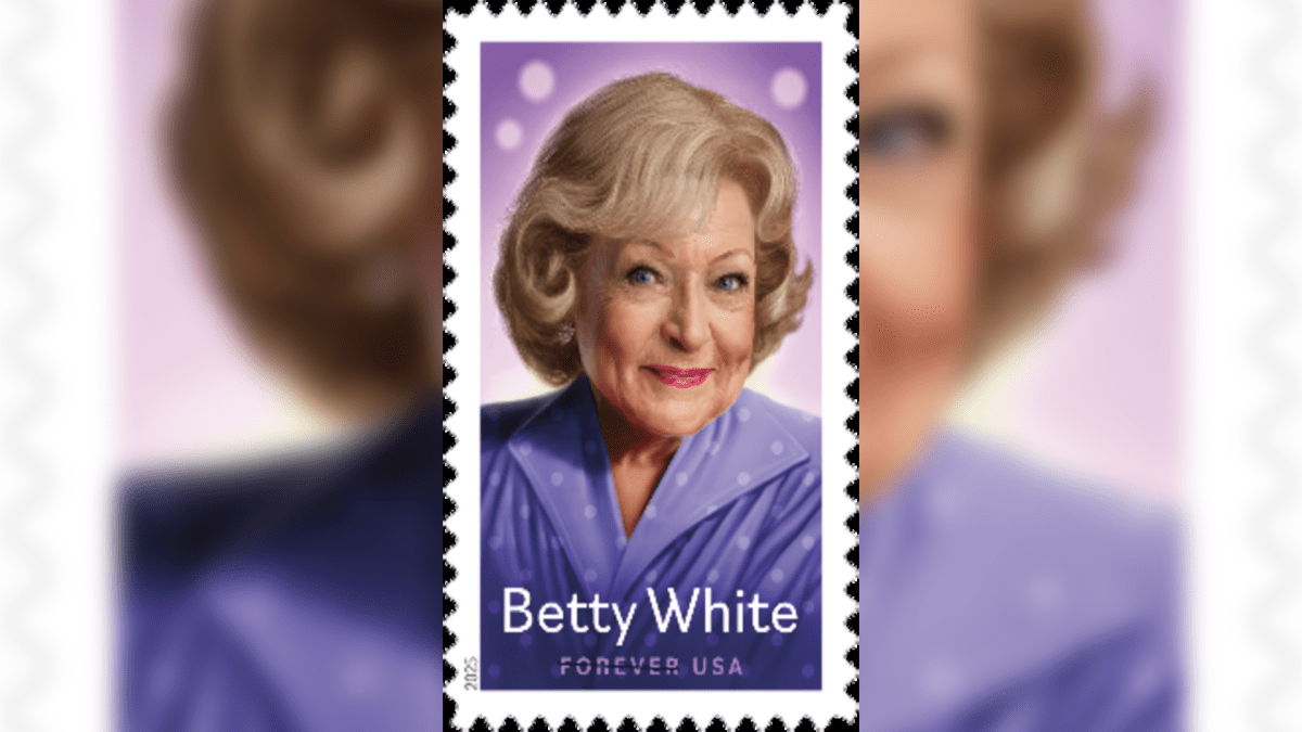 USPS honrará a Betty White con su propia estampilla en 2025 Telemundo
