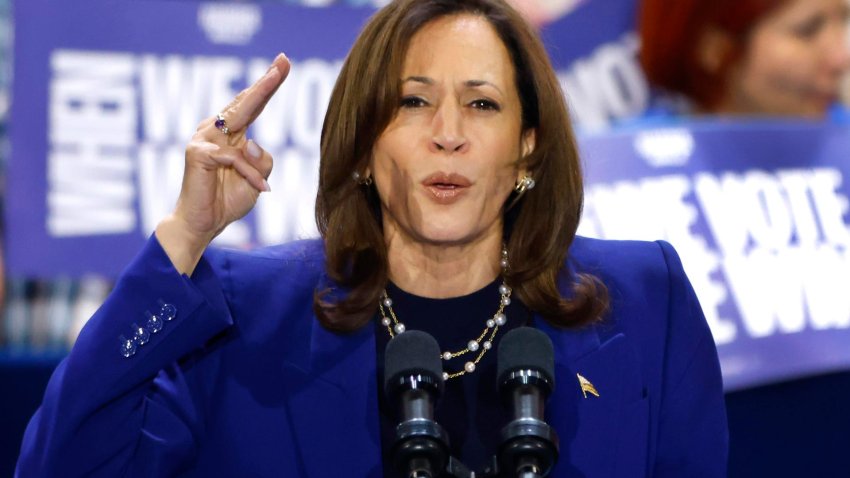 Harris dice que la retórica violenta de Trump sobre Cheney debería ser "descalificadora"