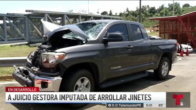 Causa para juicio contra imputada de arrollar a jinetes en Loíza