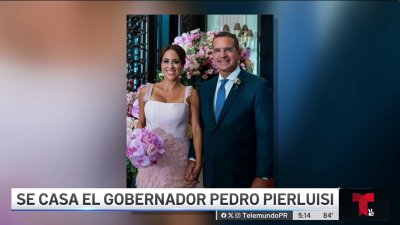 Pedro Pierluisi se casa en privada ceremonia en Fortaleza