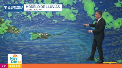 Tendremos lluvias disperas este lunes