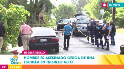 A plena mañana: ultiman a hombre cerca de escuela en Trujillo Alto