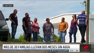 Familias en comunidad de Arecibo llevan dos meses sin agua