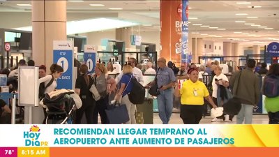 Repleto de pasajeros el aeropuerto: recomiendan llegar 3 horas antes