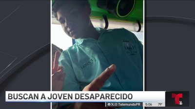 Piden ayuda para encontrar a joven desaparecido