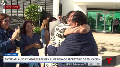 Entre aplausos y abrazos reciben al nominado secretario de Educación