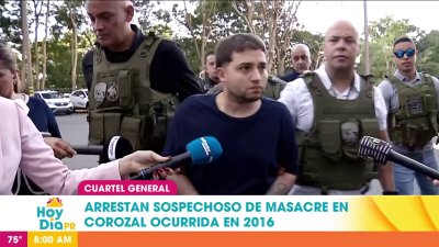 Policía detalla cómo lograron arrestar a imputado de masacre en Corozal