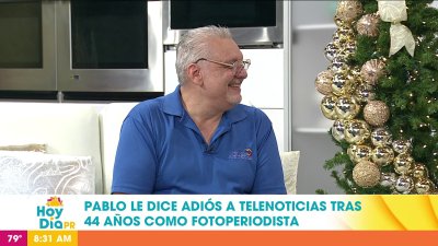 Tras 44 años: se jubila el fotoperiodista de Telenoticias, Pablo Gaztambide