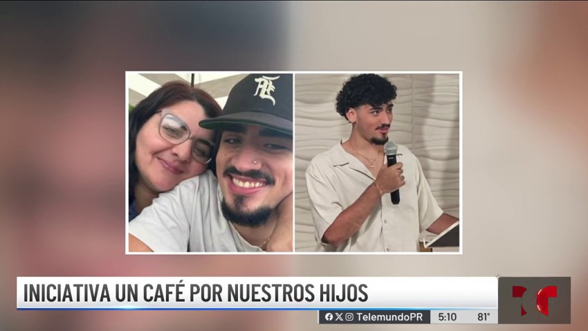 Madre de Eddie Caraballo crea “un café por nuestros hijos”