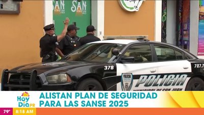 SanSe 2025 contará con sobre 1,000 agentes para garantizar la seguridad