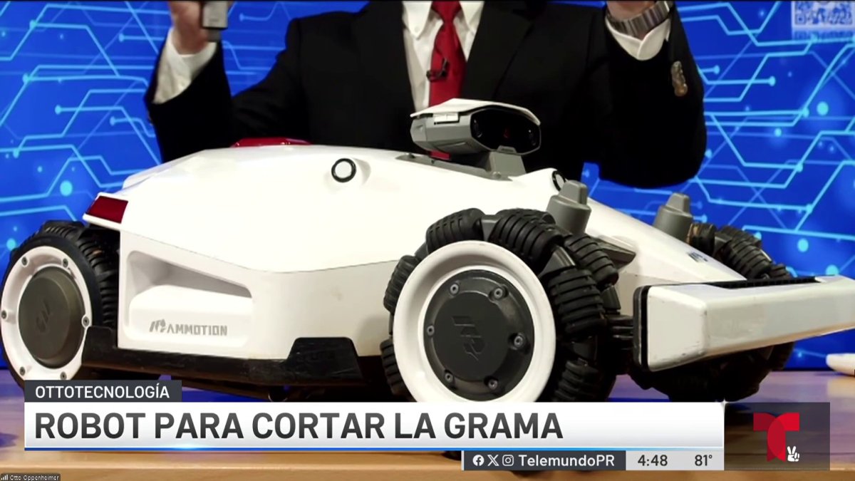 Porto Rican Robot Robot para cortar la grama – Telemundo Puerto Rico