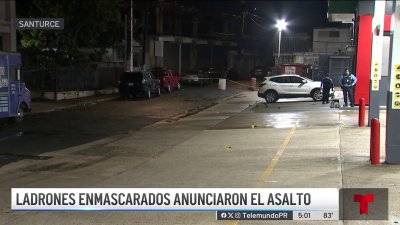 Guardia de seguridad frustra asalto en gasolinera de Santurce