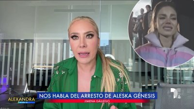 Jimena Gállego narra el corre y corre en el estudio con el arresto de Aleska