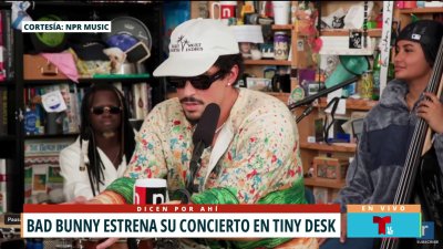 ¡Qué swing! Bad Bunny estrena concierto en Tiny Desk
