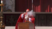 incense at the pope funeral