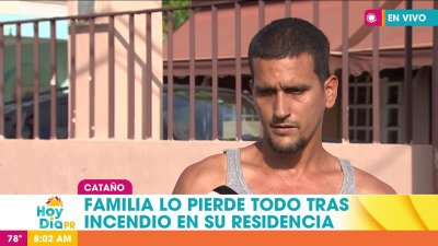 Lo pierden todo: incendio por desperfecto de planta eléctrica consume casa en Cataño