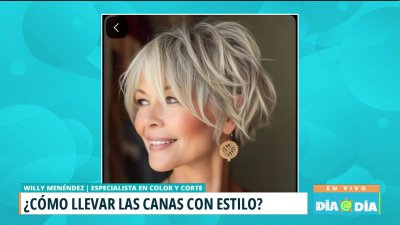 Cómo lucir las canas con estilo