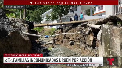 Construirían puente para familias afectadas por enorme socavón