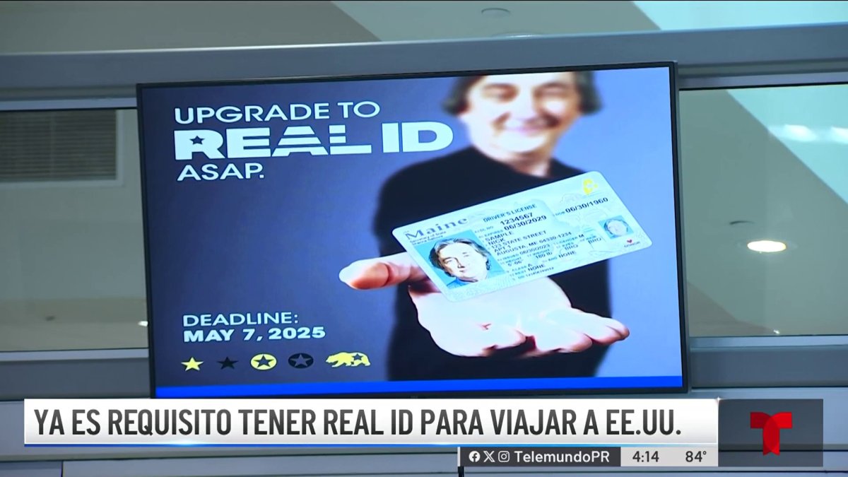 Ya es obligatorio el Real ID para viajar a Estados Unidos – Telemundo ...