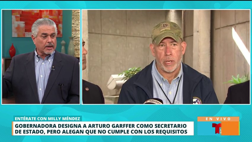 Alegan que Garffer no cumple con requisitos para fungir como secretario de Estado
