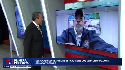 Primera Pregunta: Designado secretario de Estado, Arturo Garffer