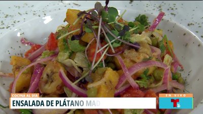Cocina al día | Ensalada con plátano maduro