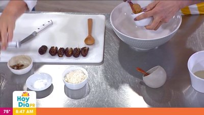 Sazón al día | Bombones energéticos de dátiles