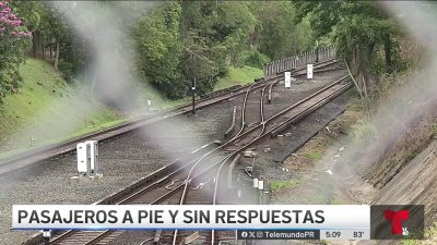Servicio del tren urbano sigue inoperante indefinidamente