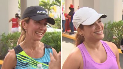 ¡Unas duras! Jacky Fontánez y Alexandra Fuentes completan la carrera “Kilómetros de cambio”