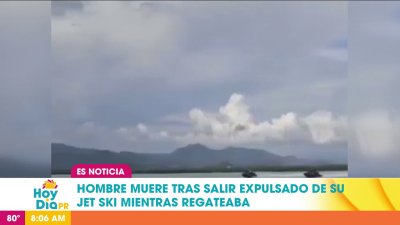 Hombre pierde la vida tras salir expulsado de su jet ski