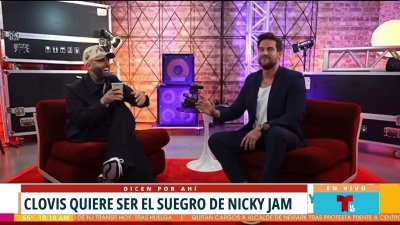 Clovis le dice a Nicky Jam que le gustaría salir con su suegra