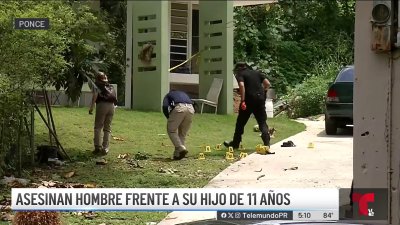 Niño de 11 años presencia el asesinato de su papá en Ponce