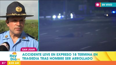 Dos hombres mueren arrollados en San Juan