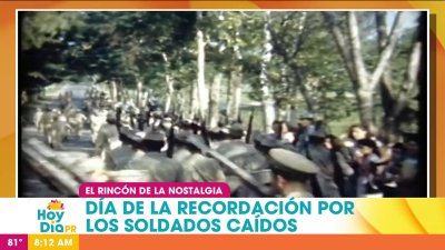 Rendimos homenaje a los soldaos caídos en el Rincón de la Nostalgia