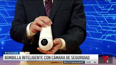 Artefacto inteligente es bombilla y cámara de seguridad a la vez