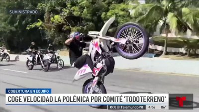 Motociclista dice que la Policía hace que entren en desorden