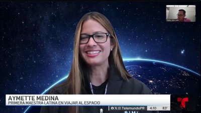 Maestra boricua se prepara para viajar al espacio este sábado