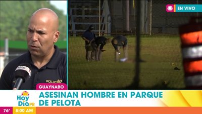 Asesinan a hombre en un parque de pelota en Guaynabo