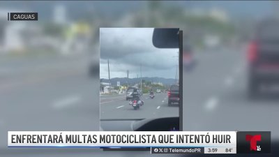 Arrestan a motociclista por “wheelear” frente a policías y en zona escolar