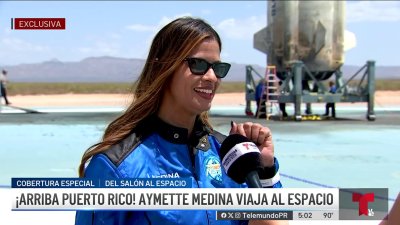 Aymette Medina narra cómo fue su histórico viaje al espacio
