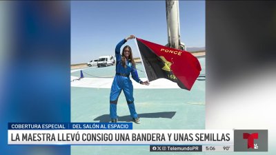 Ponceños celebran histórico viaje al espacio de Aymette Medina
