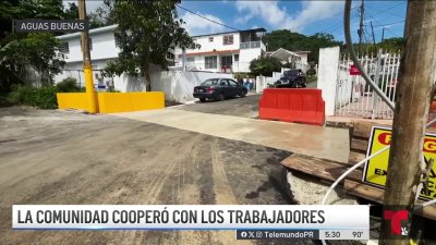 Comunidad en Aguas Buenas celebra su nuevo puente permanente
