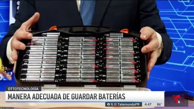 Manera adecuada de guardar baterías